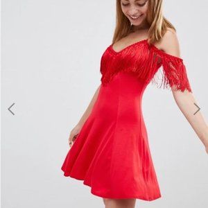 NWT ASOS Swing Dress with Tassels